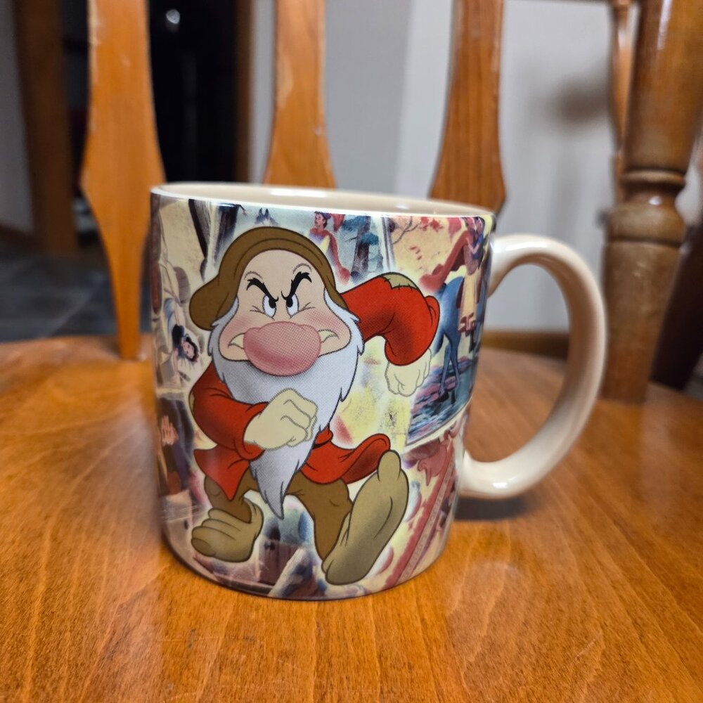 Disney Store Original Exclusive Snow White Large Grumpy Mug 20 Oz. - NWOT